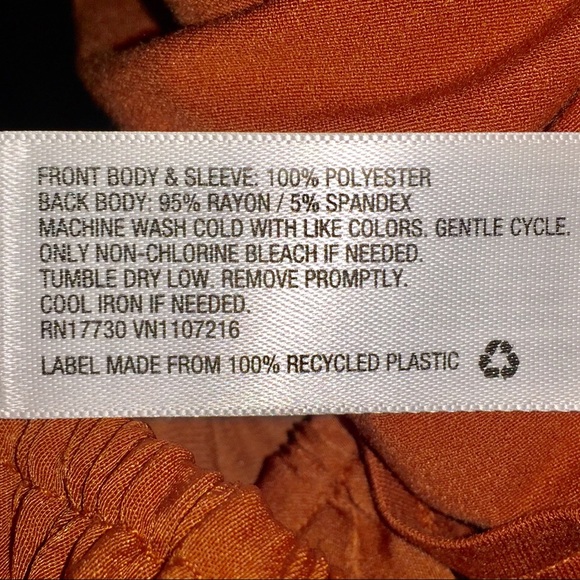 Maternity Top Isabel by Ingrid and Isabel Copper Rust L NWT - Picture 8 of 11